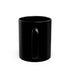 11 oz black mug on a white background.#size_11oz
