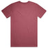 Plain maroon t-shirt on a white background