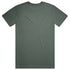 Plain green t-shirt on a white background