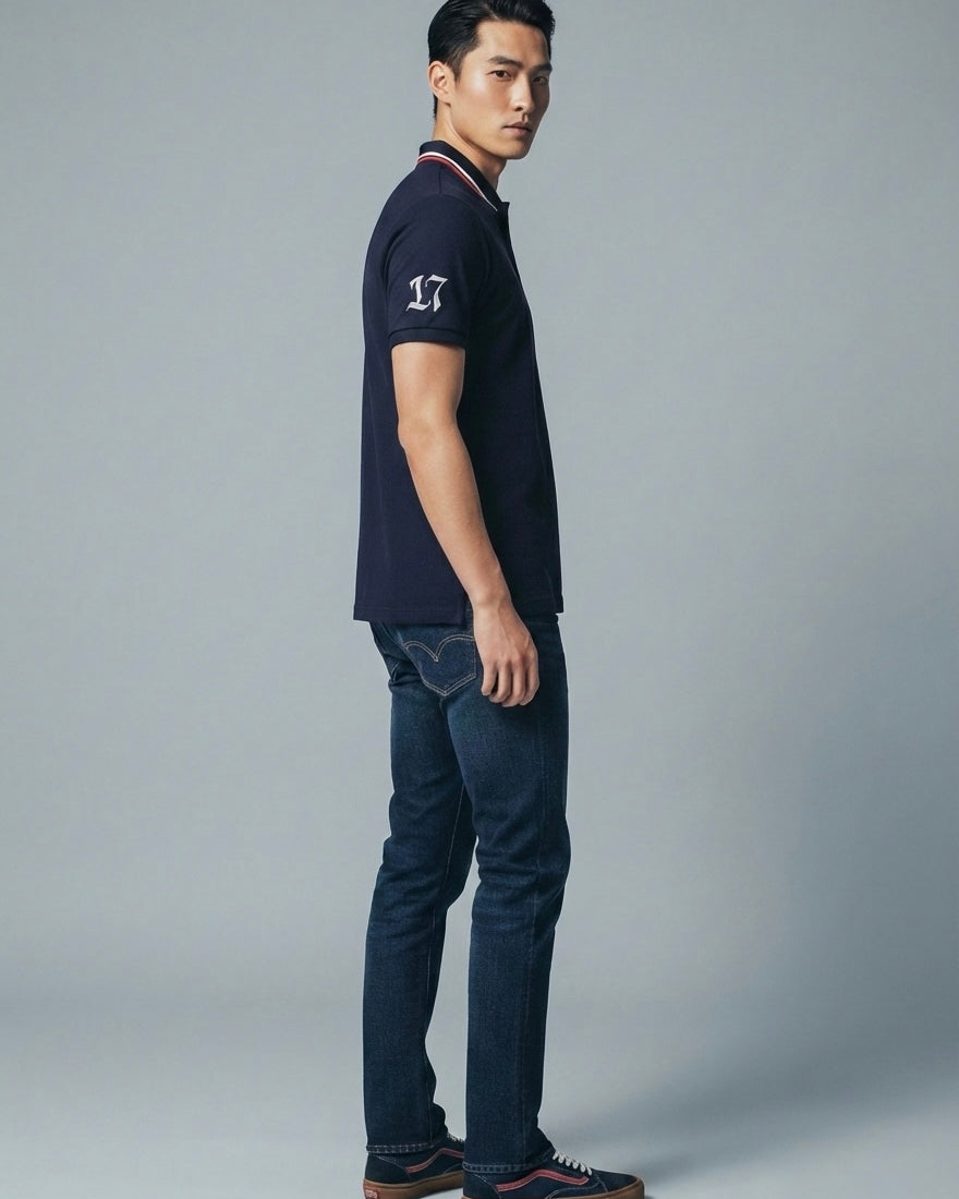 The Club Tipped Polo