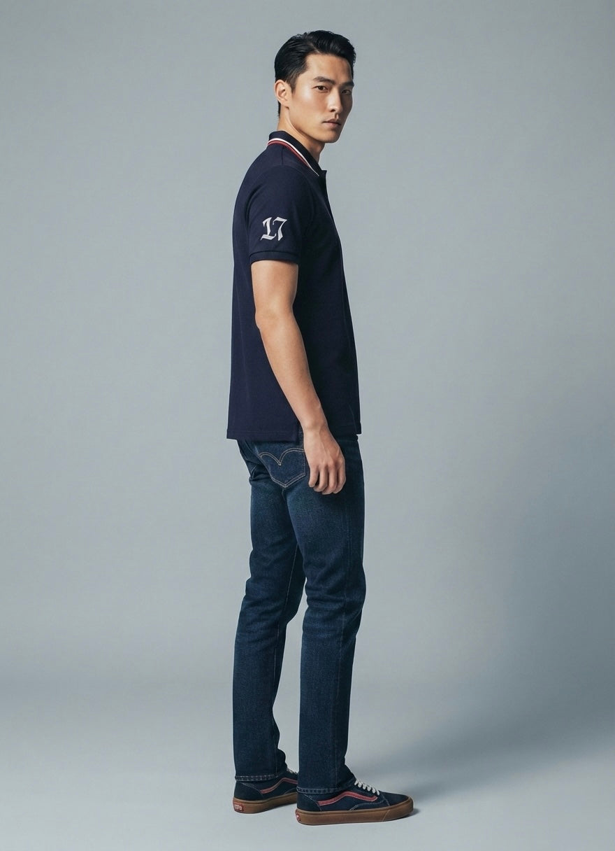 The Club Tipped Polo