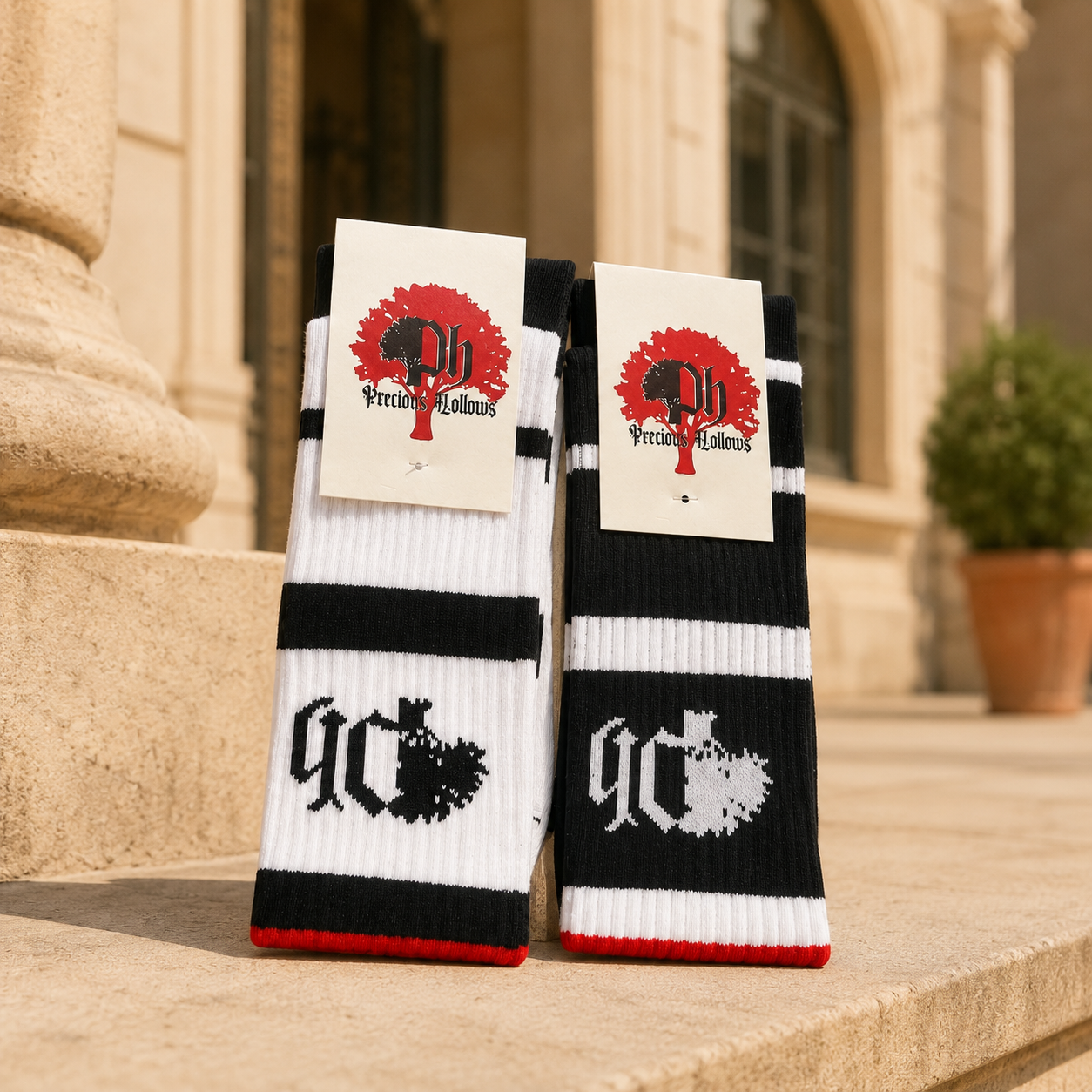 The Heritage Script Crew Socks (2-Pack)