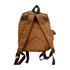 Brown luggage bag showing universal strap with zipper open.#color_brown