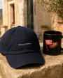 Lifestyle view of the Signature Script Cap outdoors