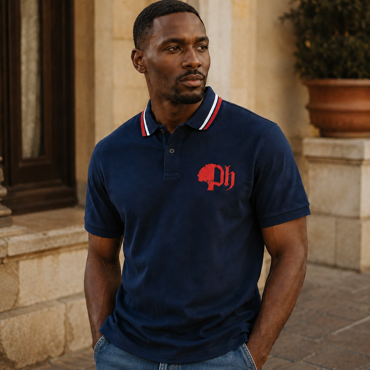 The Club Tipped Polo