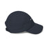 Navy baseball cap on a white background