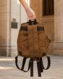 Person holding the Weekend Carryall in sunlight