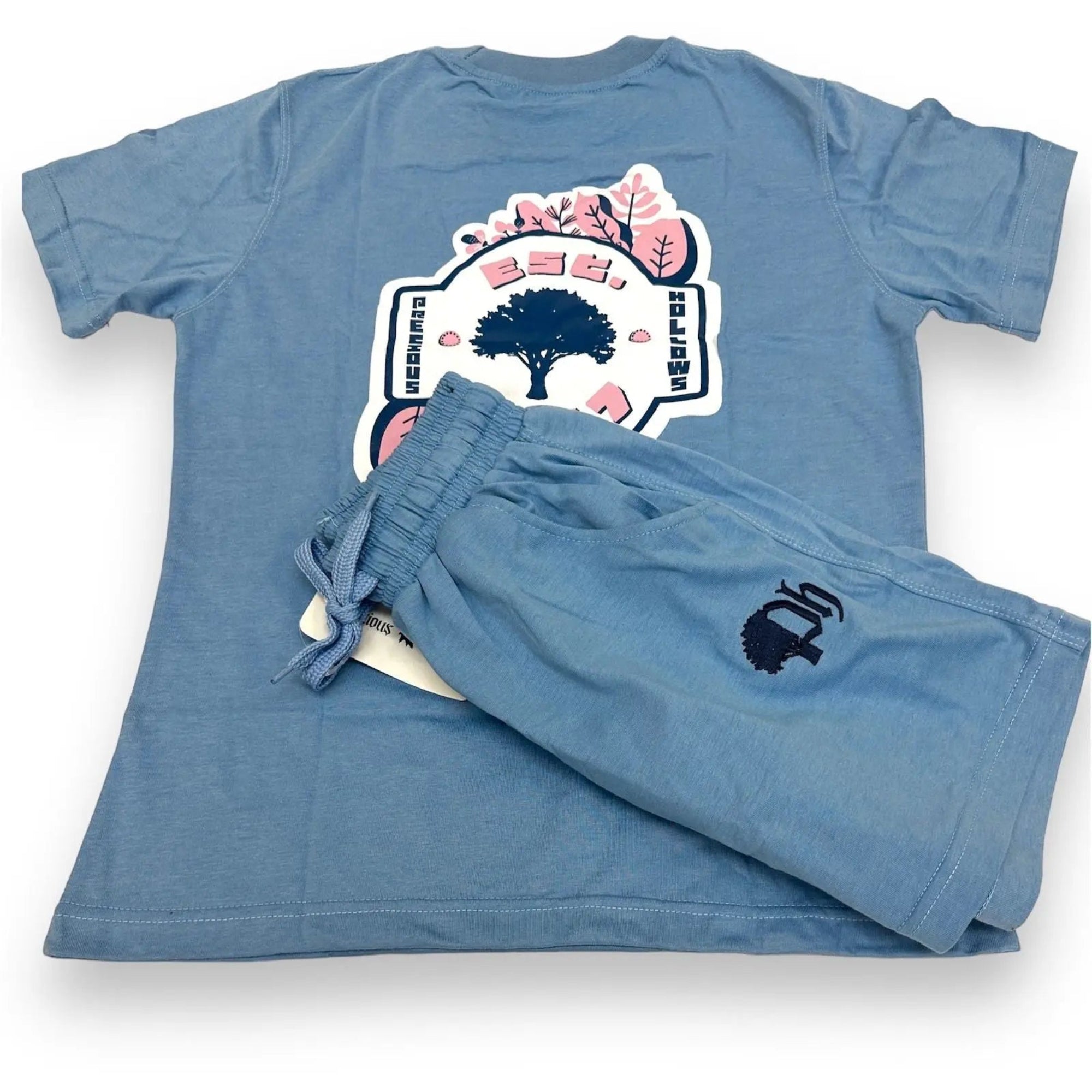 Women's Cotton Shorts Set - Precious Hollows  
