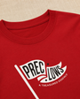 Red Varsity Pennant Tee product view