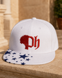 White and red Precious Hollows Fieldhouse Snapback
