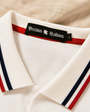 White Club Tipped Polo collar and tipping detail
