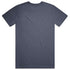 Plain navy blue t-shirt on a white background