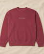Private Stock Crewneck with embroidered chest and sleeve details
